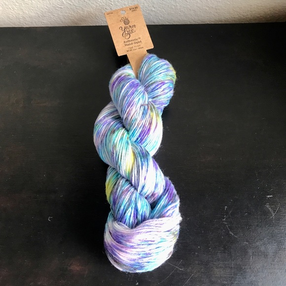 Yarn Bee Office Yarn Bee Authentic Handdyed Yarn In Opal Violet
